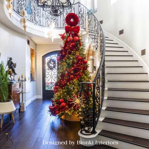 Bionki Interiors holiday tree design